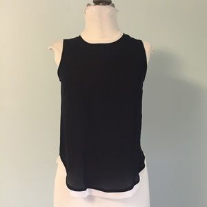 Cute semi-sheer sleeveless top